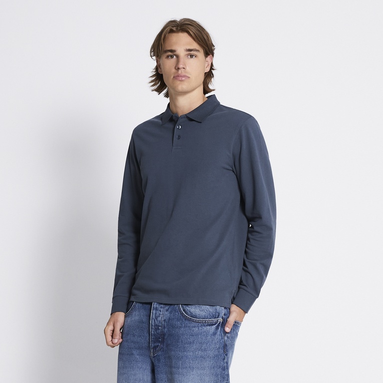 Long sleeve polo shirt "Aiden"